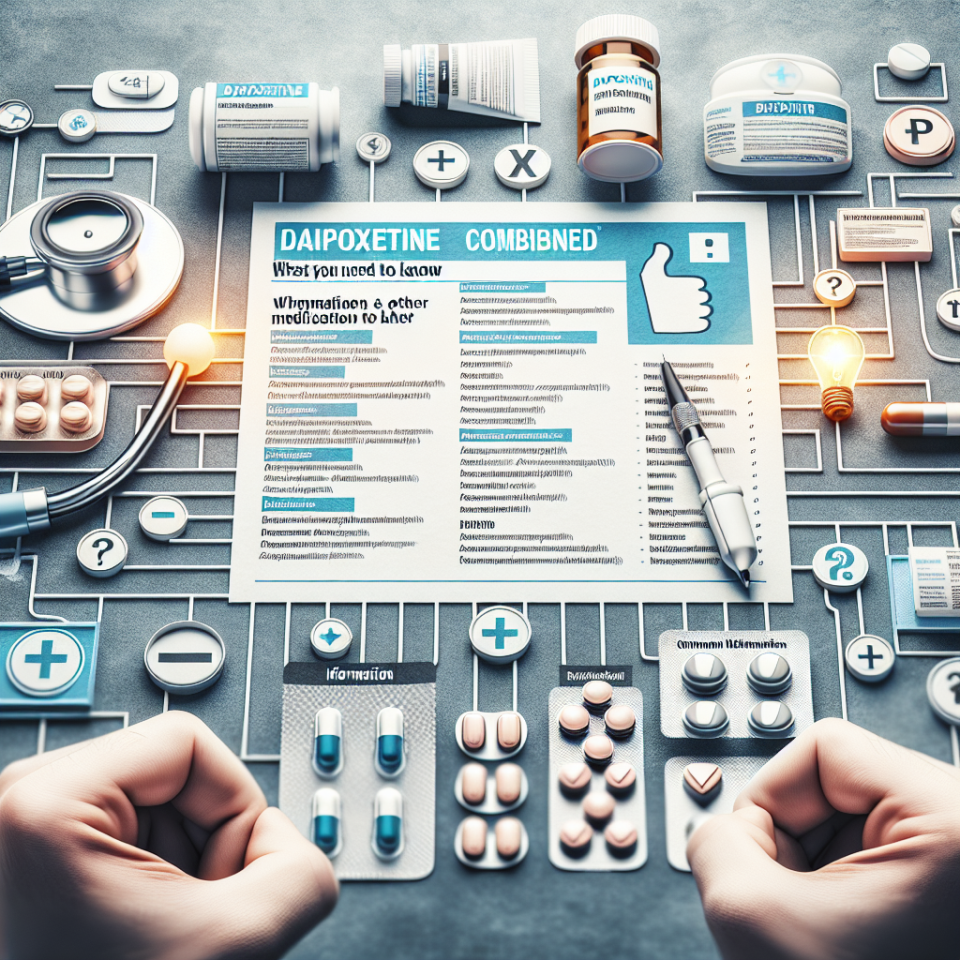 Combinaison de la Dapoxétine (Priligy) avec d'autres médicaments : ce que vous devez savoir