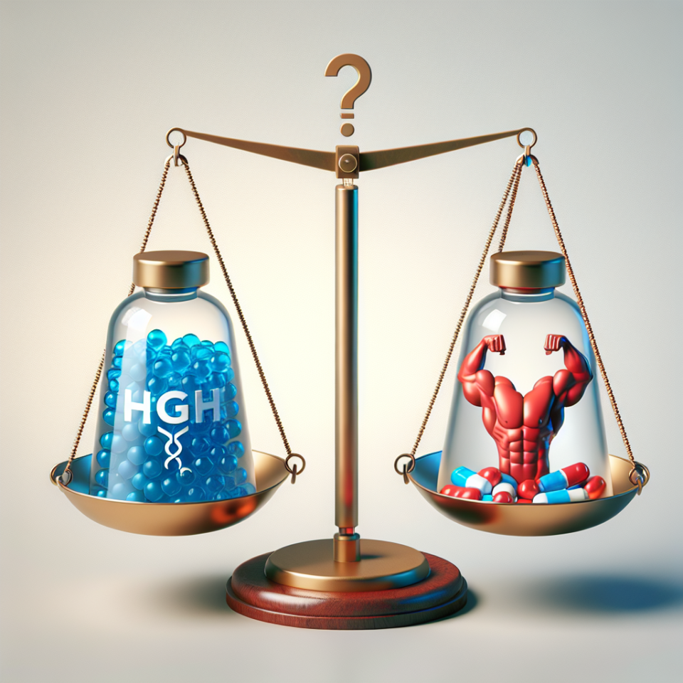 Comparaison de la HGH avec les stéroïdes anabolisants