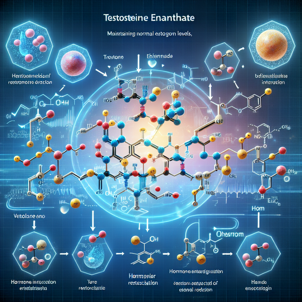 L'énanthate de testostérone et son rôle dans le maintien d'un taux normal d'œstrogènes