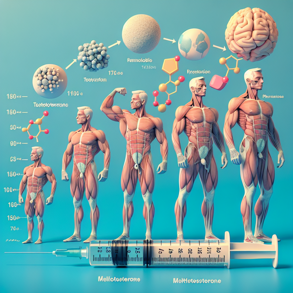 Pharmacocinétique de la méthyltestostérone injectable à différentes doses