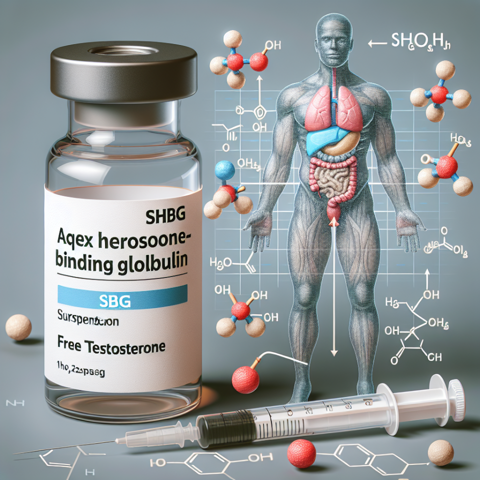 Suspension de testostérone (aqueuse) et taux de SHBG