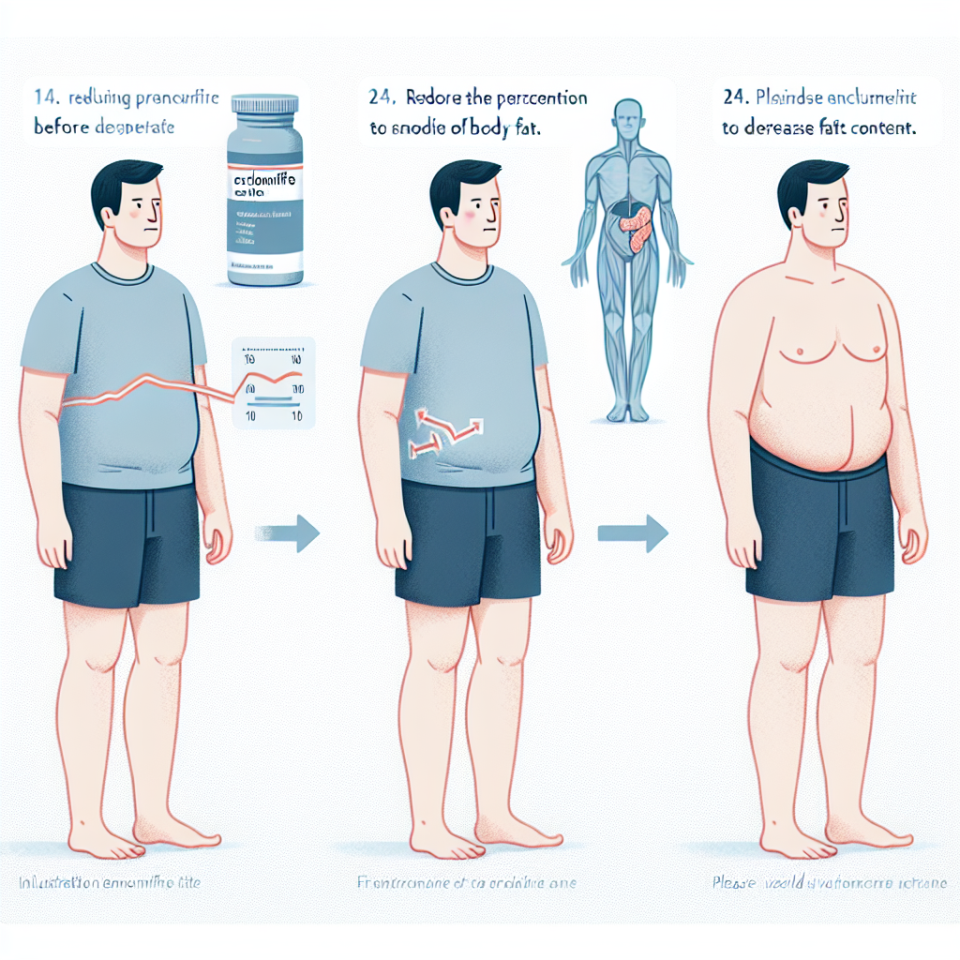 Effet du citrate d'enclomifène sur la réduction du pourcentage de graisse dans l'organisme
