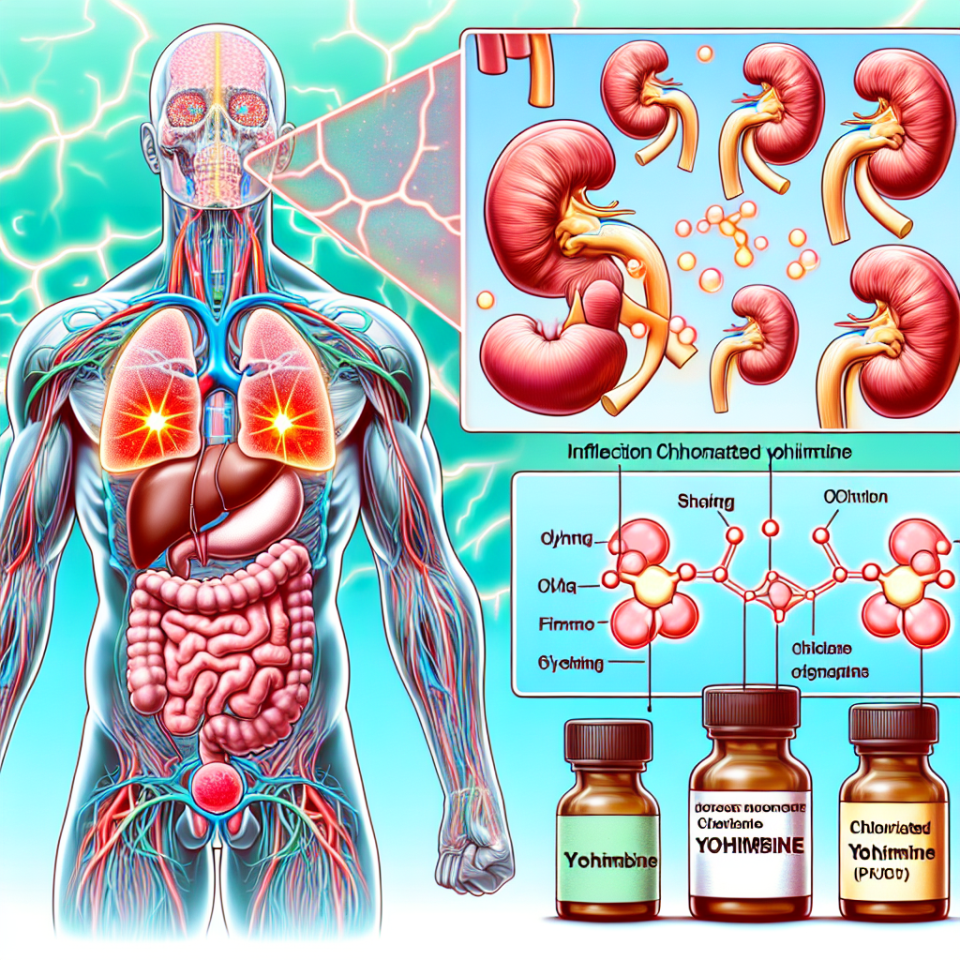 Influence de la yohimbine chlorée sur le fonctionnement des glandes surrénales