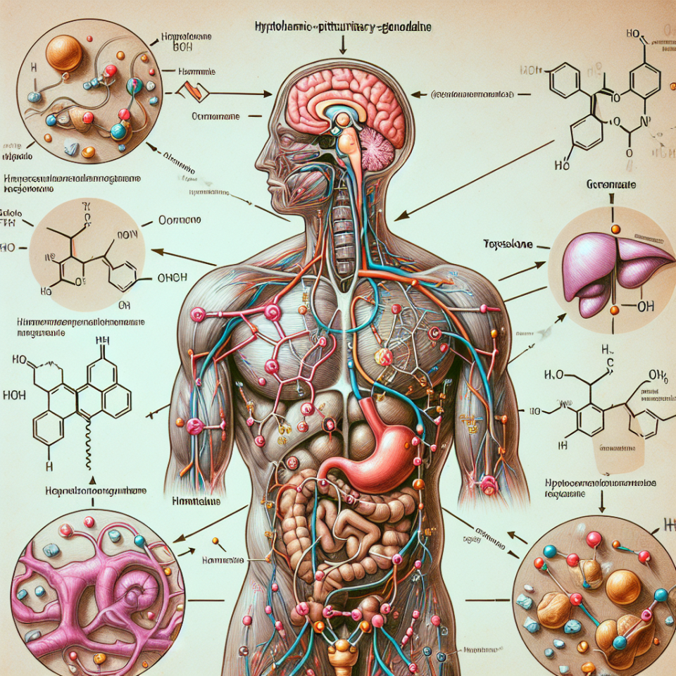 Interaction de l'énanthate de tréstolone avec le système HPG