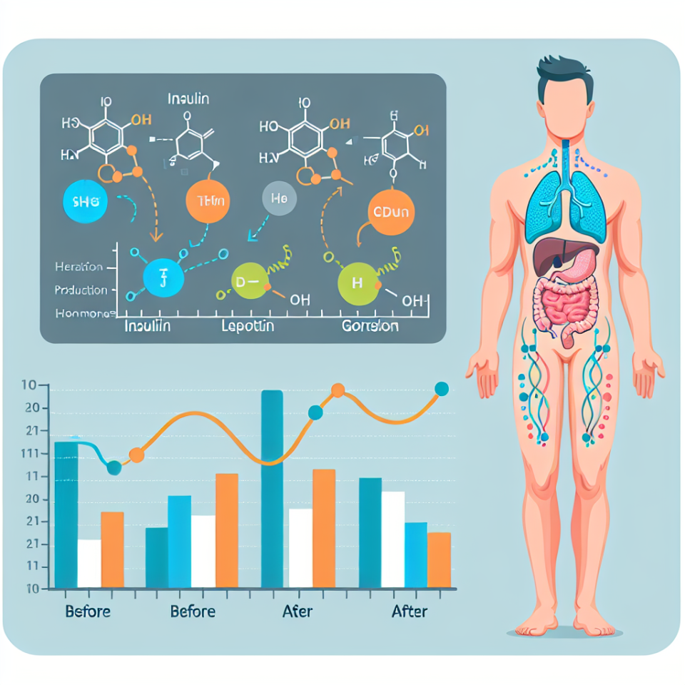 Modification du profil hormonal lors d'un régime
