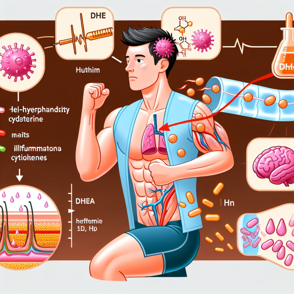 Rôle de la DHEA dans la réduction des taux de cytokines inflammatoires après un effort physique