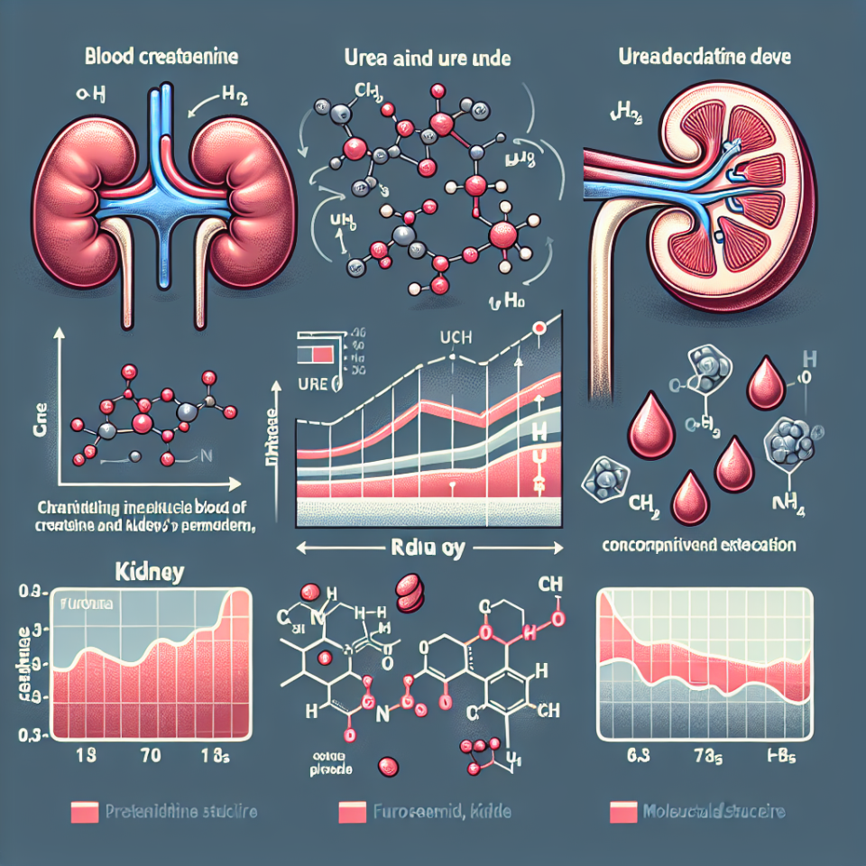 Effet du furosémide sur la créatinine et l'urée sanguines