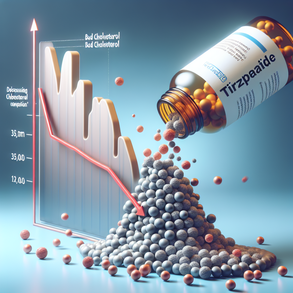 Tirzépatide et réduction du taux de mauvais cholestérol